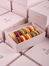 10 Macarons in Geschenkbox